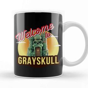 Baskı Dükkanı Welcome To Greyskull He Man Masters Of The Universe Beyaz Porselen Kupa Bardak