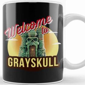 Baskı Dükkanı Welcome To Greyskull He Man Masters Of The Universe Beyaz Porselen Kupa Bardak