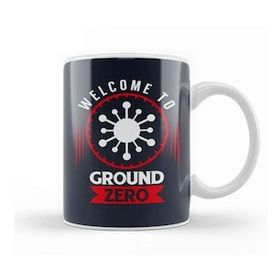 Baskı Dükkanı Welcome To Ground Zero Beyaz Porselen Kupa Bardak