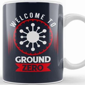 Baskı Dükkanı Welcome To Ground Zero Beyaz Porselen Kupa Bardak