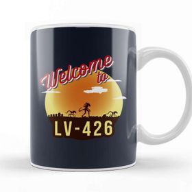 Baskı Dükkanı Welcome To Lv 426 Alien Beyaz Porselen Kupa Bardak
