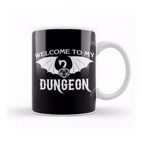 Baskı Dükkanı Welcome To My Dungeon Beyaz Porselen Kupa Bardak