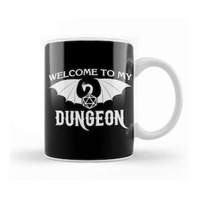 Baskı Dükkanı Welcome To My Dungeon Beyaz Porselen Kupa Bardak