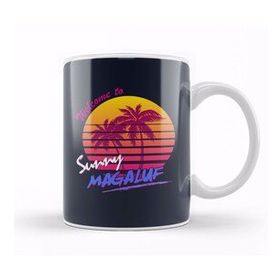 Baskı Dükkanı Welcome To Sunny Magaluf Beyaz Porselen Kupa Bardak