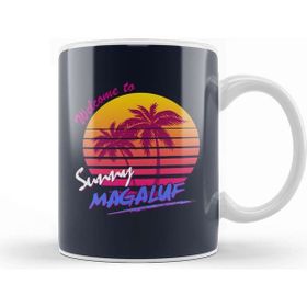 Baskı Dükkanı Welcome To Sunny Magaluf Beyaz Porselen Kupa Bardak