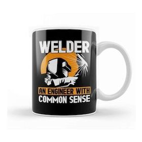 Baskı Dükkanı Welder An Engineer With Common Sense Welding Beyaz Porselen Kupa Bardak