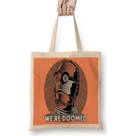 Baskı Dükkanı Were Doomed Bez Kadın Günlük Çanta