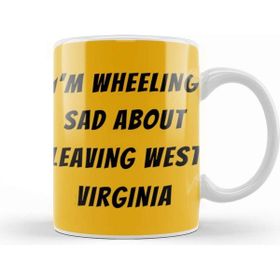 Baskı Dükkanı West Virginia Quote Beyaz Porselen Kupa Bardak