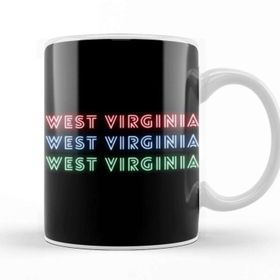 Baskı Dükkanı West Virginia Quote Beyaz Porselen Kupa Bardak