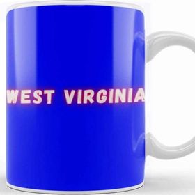 Baskı Dükkanı West Virginia Quote Beyaz Porselen Kupa Bardak
