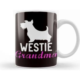 Baskı Dükkanı Westie Grandma West Highland Terrier Owner Dog Breed Pet Beyaz Porselen Kupa Bardak