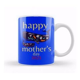 Baskı Dükkanı Whale Mothers Day 2021 Beyaz Porselen Kupa Bardak