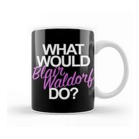 Baskı Dükkanı What Would Blair Waldorf Do 02 Beyaz Porselen Kupa Bardak