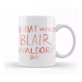 Baskı Dükkanı What Would Blair Waldorf Do 05 Beyaz Porselen Kupa Bardak