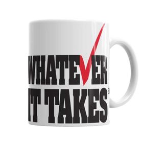 Baskı Dükkanı Whatever it Takes Sihirli Porselen Kupa