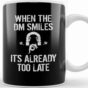 Baskı Dükkanı When The Dm Smiles It S Too Late Porselen Beyaz Kupa Bardak