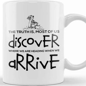 Baskı Dükkanı When We Arrive Calvin And Hobbes Quote Kupa Bardak