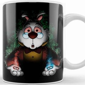 Baskı Dükkanı White Rabbit Kupa Bardak