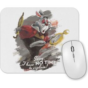Baskı Dükkanı White Rabbit the White Rabbit Mouse Pad