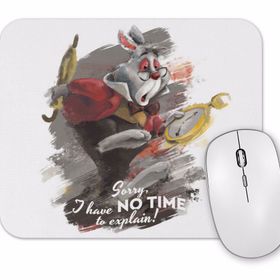 Baskı Dükkanı White Rabbit the White Rabbit Mouse Pad