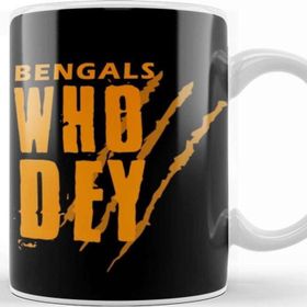 Baskı Dükkanı Who Dey Tigers Bengals Kupa Bardak