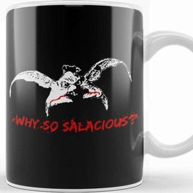 Baskı Dükkanı Why So Salacious Porselen Beyaz Kupa Bardak
