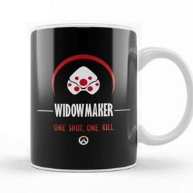 Baskı Dükkanı Widowmaker One Shot One Kill Overwatch Kupa Bardak