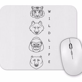 Baskı Dükkanı Wild Life Mouse Pad