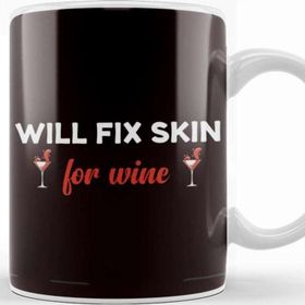Baskı Dükkanı Will Fix Skin For Wine Dermatologist Dermatology Skin Doctor Kupa Bardak