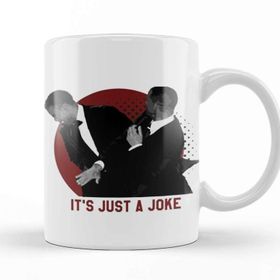 Baskı Dükkanı Will Smith It's Just A Joke Kupa Bardak