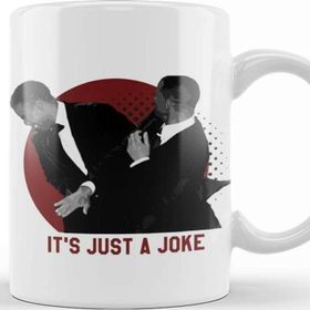 Baskı Dükkanı Will Smith It's Just A Joke Kupa Bardak