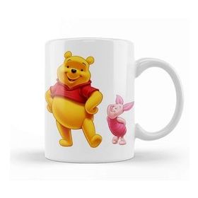 Baskı Dükkanı Winnie Beyaz Porselen Kupa Bardak