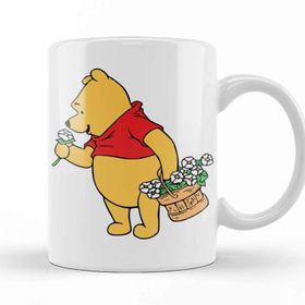 Baskı Dükkanı Winnie The Pooh 01 Beyaz Porselen Kupa Bardak