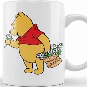 Baskı Dükkanı Winnie The Pooh 01 Beyaz Porselen Kupa Bardak