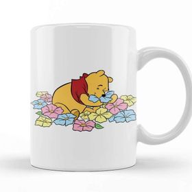 Baskı Dükkanı Winnie The Pooh 02 Beyaz Porselen Kupa Bardak