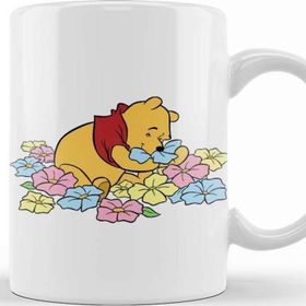 Baskı Dükkanı Winnie The Pooh 02 Beyaz Porselen Kupa Bardak