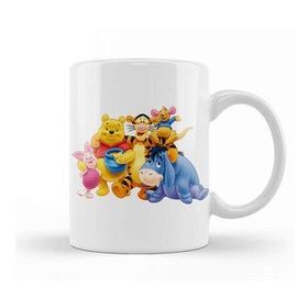 Baskı Dükkanı Winnie The Pooh Eeyore 01 Beyaz Porselen Kupa Bardak