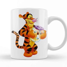 Baskı Dükkanı Winnie The Pooh Eeyore 011 Porselen Beyaz Kupa Bardak