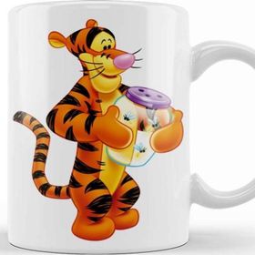 Baskı Dükkanı Winnie The Pooh Eeyore 011 Porselen Beyaz Kupa Bardak