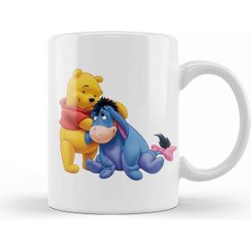 Baskı Dükkanı Winnie The Pooh Eeyore 012 Beyaz Porselen Kupa Bardak