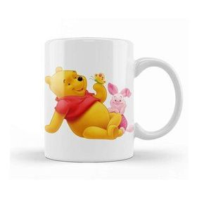 Baskı Dükkanı Winnie The Pooh Eeyore 014 Beyaz Porselen Kupa Bardak
