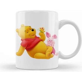 Baskı Dükkanı Winnie The Pooh Eeyore 014 Beyaz Porselen Kupa Bardak