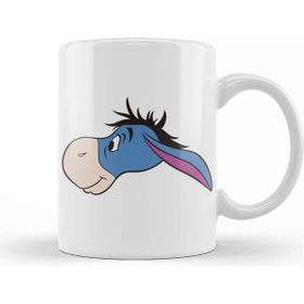 Baskı Dükkanı Winnie The Pooh Eeyore 015 Beyaz Porselen Kupa Bardak