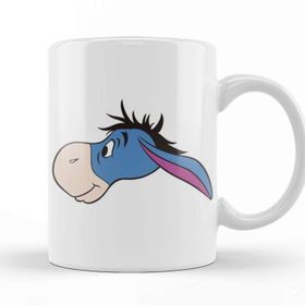 Baskı Dükkanı Winnie The Pooh Eeyore 015 Beyaz Porselen Kupa Bardak