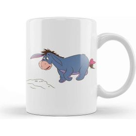 Baskı Dükkanı Winnie The Pooh Eeyore 016 Beyaz Porselen Kupa Bardak