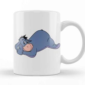 Baskı Dükkanı Winnie The Pooh Eeyore 017 Beyaz Porselen Kupa Bardak