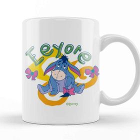 Baskı Dükkanı Winnie The Pooh Eeyore 02 Beyaz Porselen Kupa Bardak