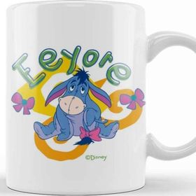 Baskı Dükkanı Winnie The Pooh Eeyore 02 Beyaz Porselen Kupa Bardak