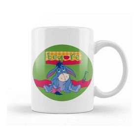 Baskı Dükkanı Winnie The Pooh Eeyore 03 Beyaz Porselen Kupa Bardak