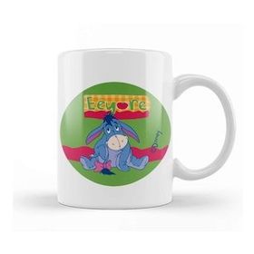 Baskı Dükkanı Winnie The Pooh Eeyore 03 Beyaz Porselen Kupa Bardak